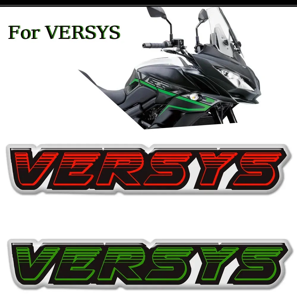 

Motorcycle Stickers For Kawasaki VERSYS 300 400 650 1000 X300 Tank Pad Adventure Side Panel Protector Fairing Decal Emblem Logo