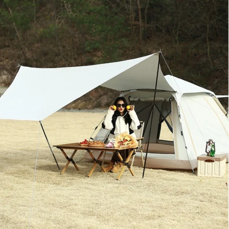 

Beach Sunshade Camping Tent Portable Folding Windproof Thickened Automatic Opening Tents Outdoor Overnight Camping Supplies