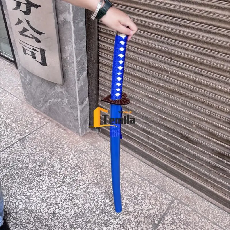 

Anime Cosplay Props Wooden Sword 100cm Bleach Weapon Aikawa Robu Katana Japan Samurai Costume Fancy Dress Party Stage