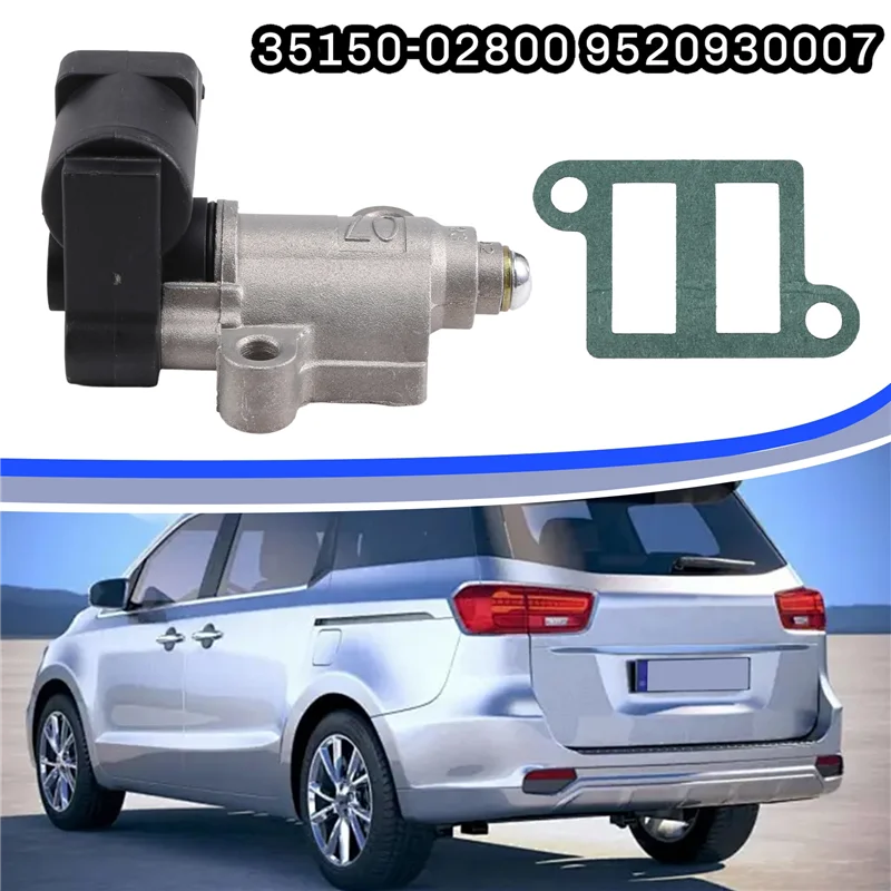 A45F-Idle Air Control Valve For Hyundai Matrix I10 1.1 KIA Picanto 07-10 IDLE SPEED CONTROL VALVE 35150-02800,9520930007