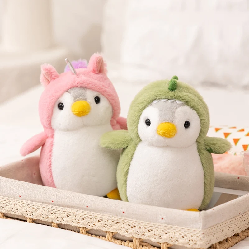 

Creative Cosplay Penguin Plush Toys Stuffed Cartoon Little Animal Dressed Penguin Doll Kawaii Desktop Pets Funny Birthday Gift
