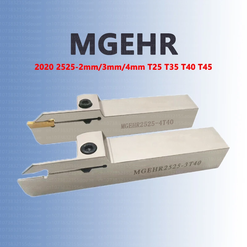 Mgehr 2023 1616 2525 Mgehr20233t40 Suporte de Ferramentas para Torneamento de Ranhuras Mgehr1616 Mgehr2525 T25 T20 T10 T35 Barra de Pastilhas de Metal Duro