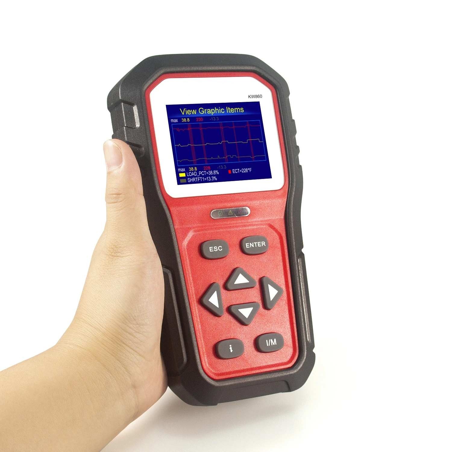 Hot Handheld Car Engine Scanner KW860 with Repair Solution Multilingual Auto OBD2 EOBD Maintenance Diagnostic Tool