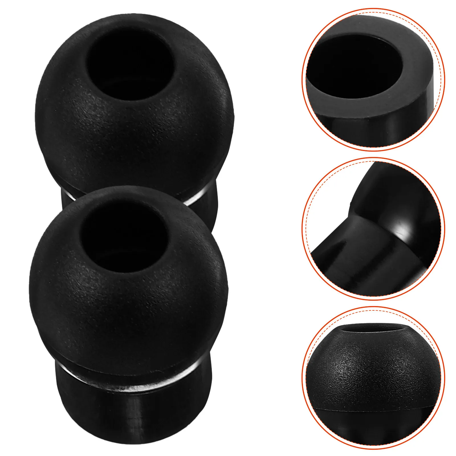 1Pair Silicone Stethoscope Earplugs Soft Comfortable Noise Blocking Grade Ear Tips Replacement for Classic
