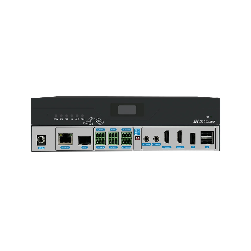 AV kvm Over IP Distributed Management 4k60 audio-video linkage Video Wall Controller