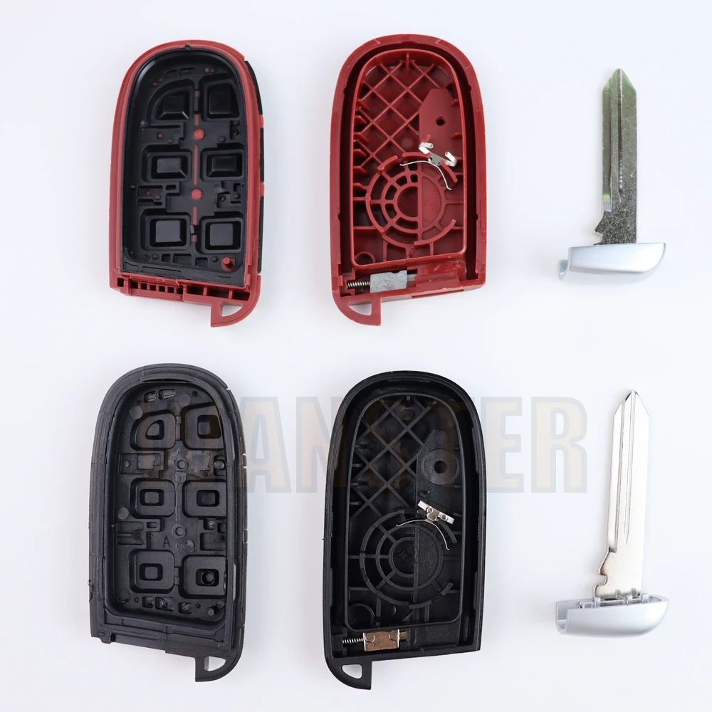 Car Key Fob Case Shell Housing for Jeep Grand Cherokee Dodge Dart Journey RAM 1500 Charger Challenger Durango Chrysler 300