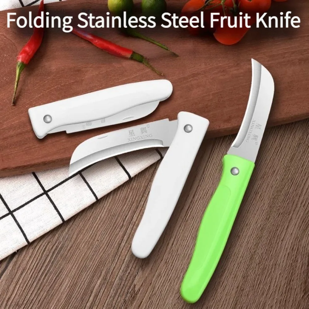 Pocket Pare Peel Kitchen Fruit Fold Knife Cutlery Cutter Peeler Picnic Lunch bag box Vegetable Cut Slice Knife
