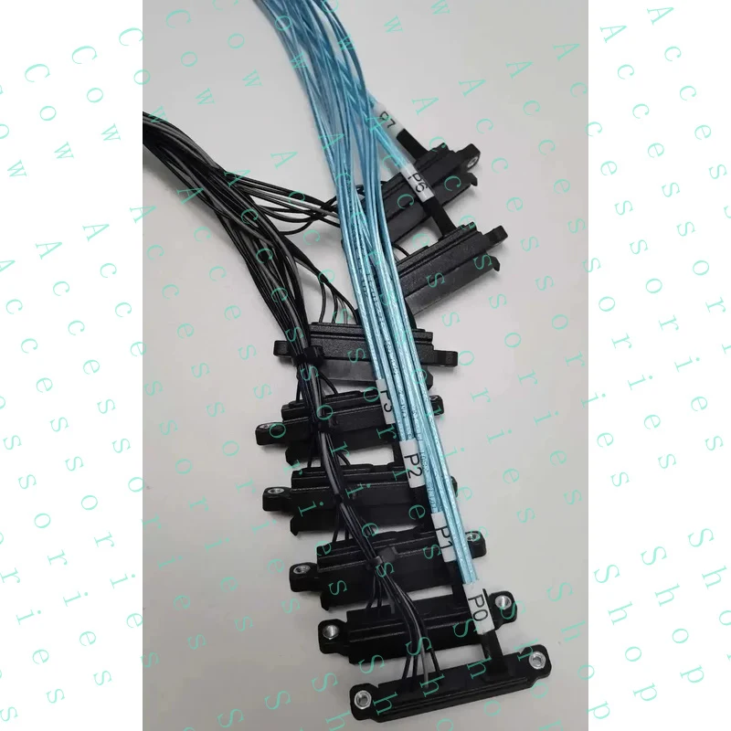 PP+ NEW FOR MOLEX 12G Mini SAS CABLE 2 SFF-8643 to 8 SAS SATA 8482 HDD Server Raid Data Cable 00KF472