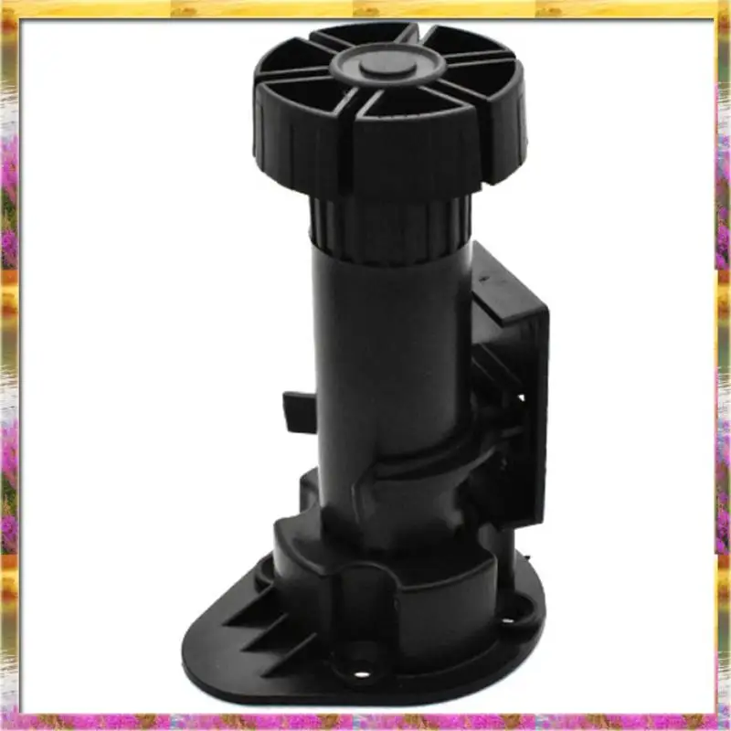 ABSU 12-pack zwarte kast stelpoten meubelpoten verstelbaar van 3-7/8 inch tot 5-1/8 inch, voor meubels, kasten