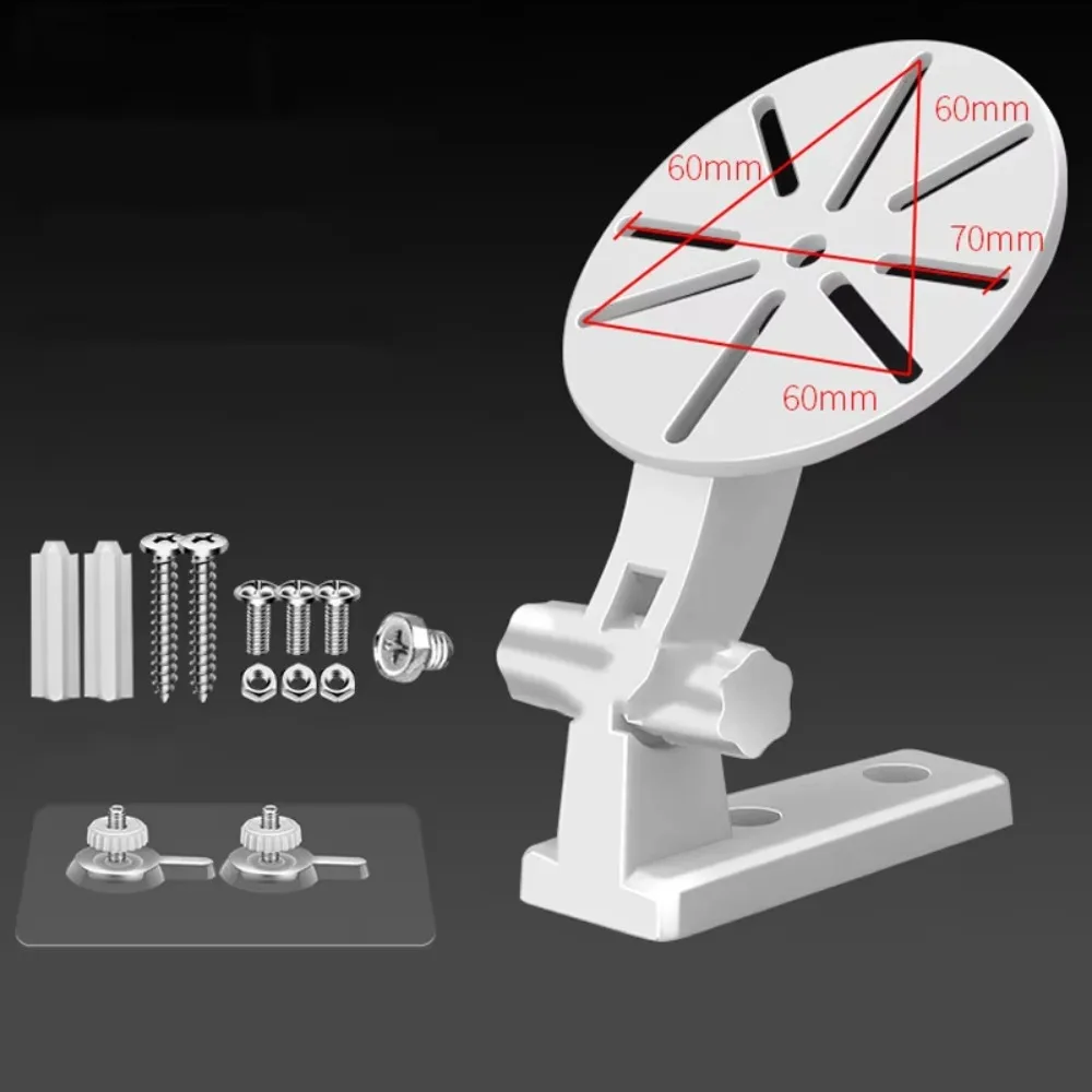 Wall Mount Camera Support Wall Bracket No Punching Rotatable Monitor Bracket Universal Camera Base Most Surveillance Cameras