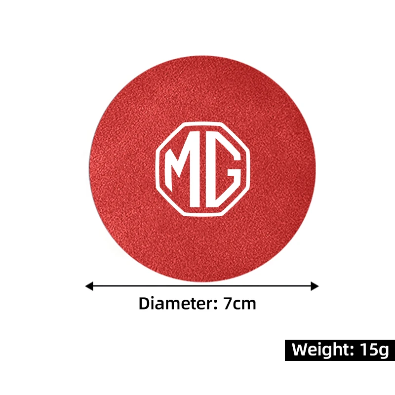 

Car Cup Holder Suede Coaster Anti-Slip Pads Water Cup Drink Mat For MG Morris Garages 3 5 7 TF ZR ZS HS GS GT Hector RX5 RX8 350