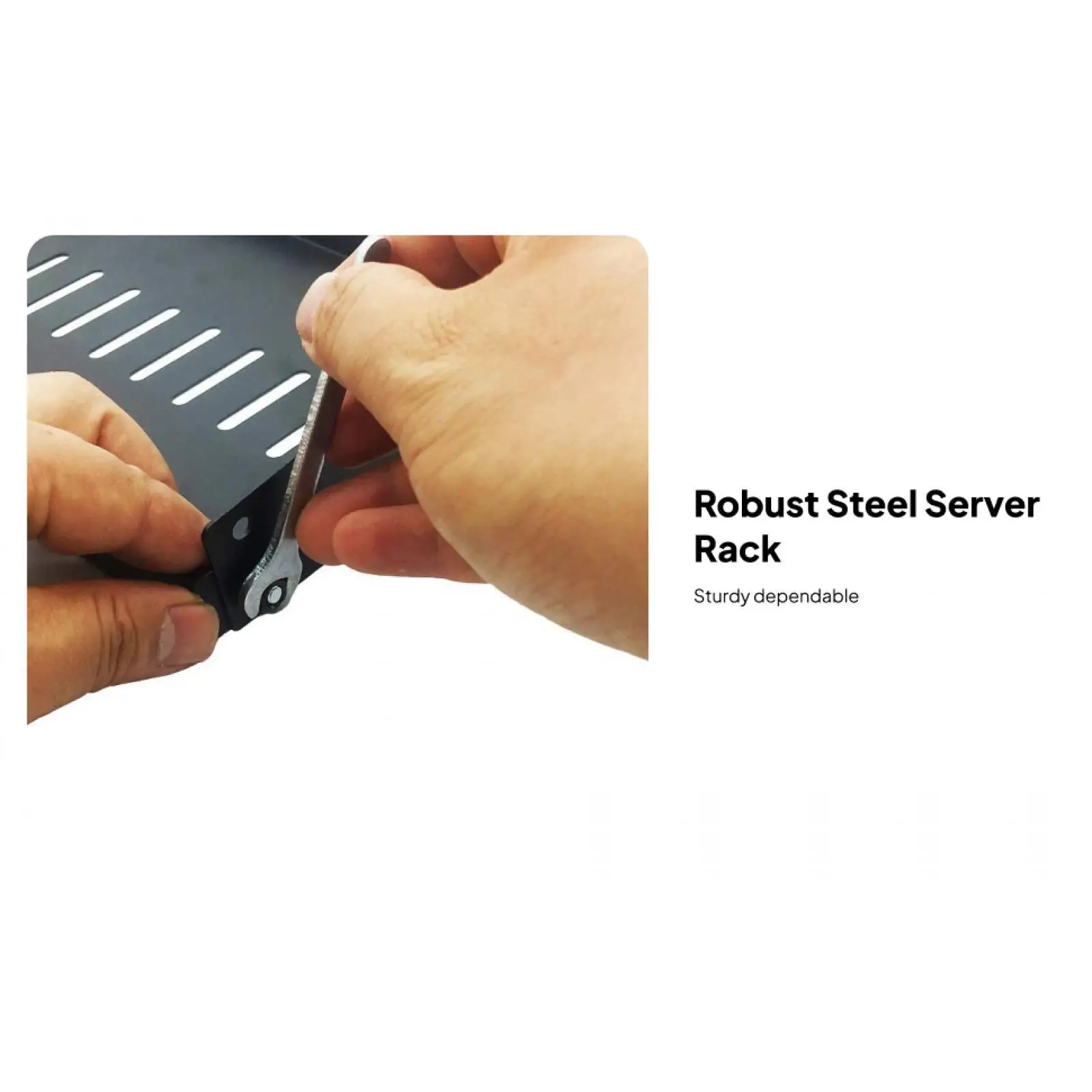 1U Server Rack Shelf Device Computer Case Mounting Tray Vented Shelves Rack Mount Vented Rack Mount Cantilever Tray Server Shelf