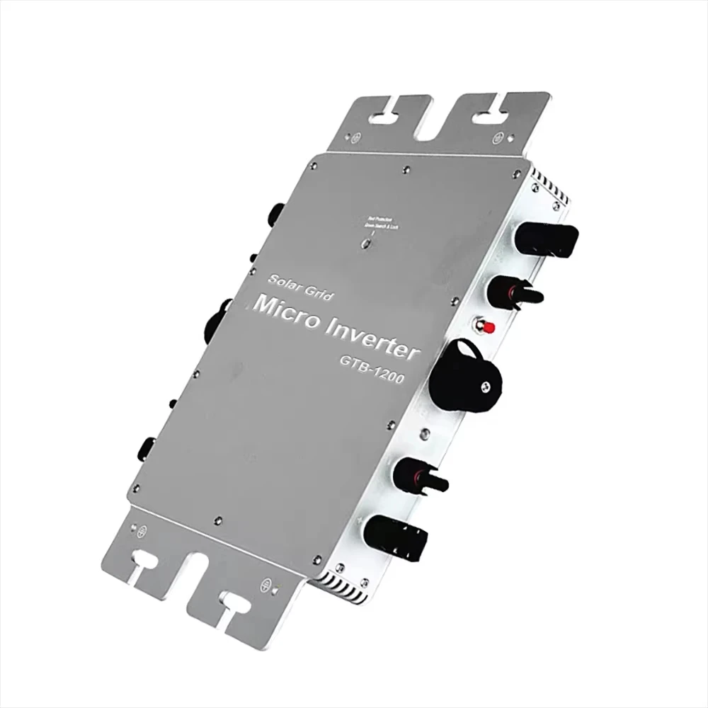 GTB-1200W 마이크로 인버터 1200W 110V 220V 대기 WIFI 모바일 앱 태양광 시스템 온그리드 스마트 태양광 패널 (GTB 마이크로 인버터 포함)