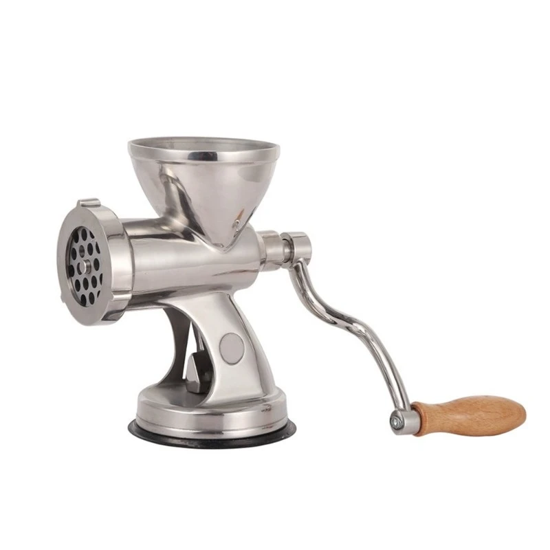 304 stainless steel manual meat grinder, household hand-cranked minced meat grinder