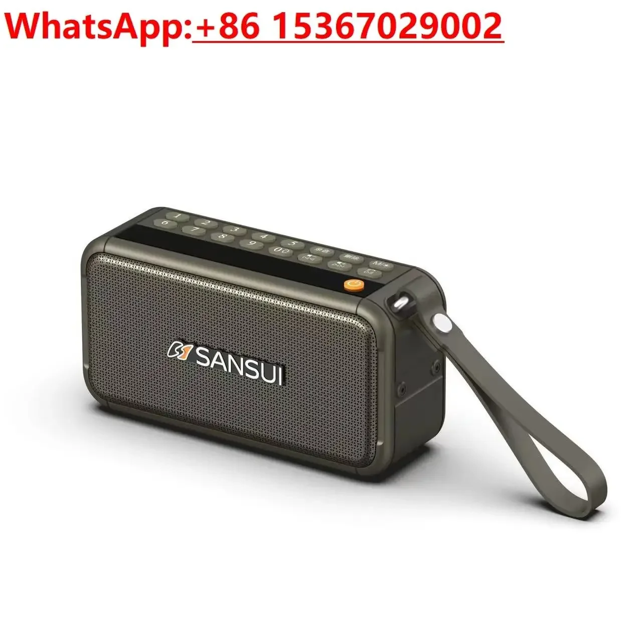 Portable FM radio, Bluetooth plug-in card, U disk, Tai Chi morning exercise speakers, dual speakers, subwoofer