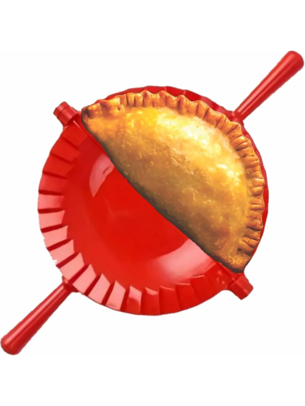 Prensa para hacer empanadas de 6": cortador y sellador 2 en 1 para albóndigas, raviolis, calorías y más