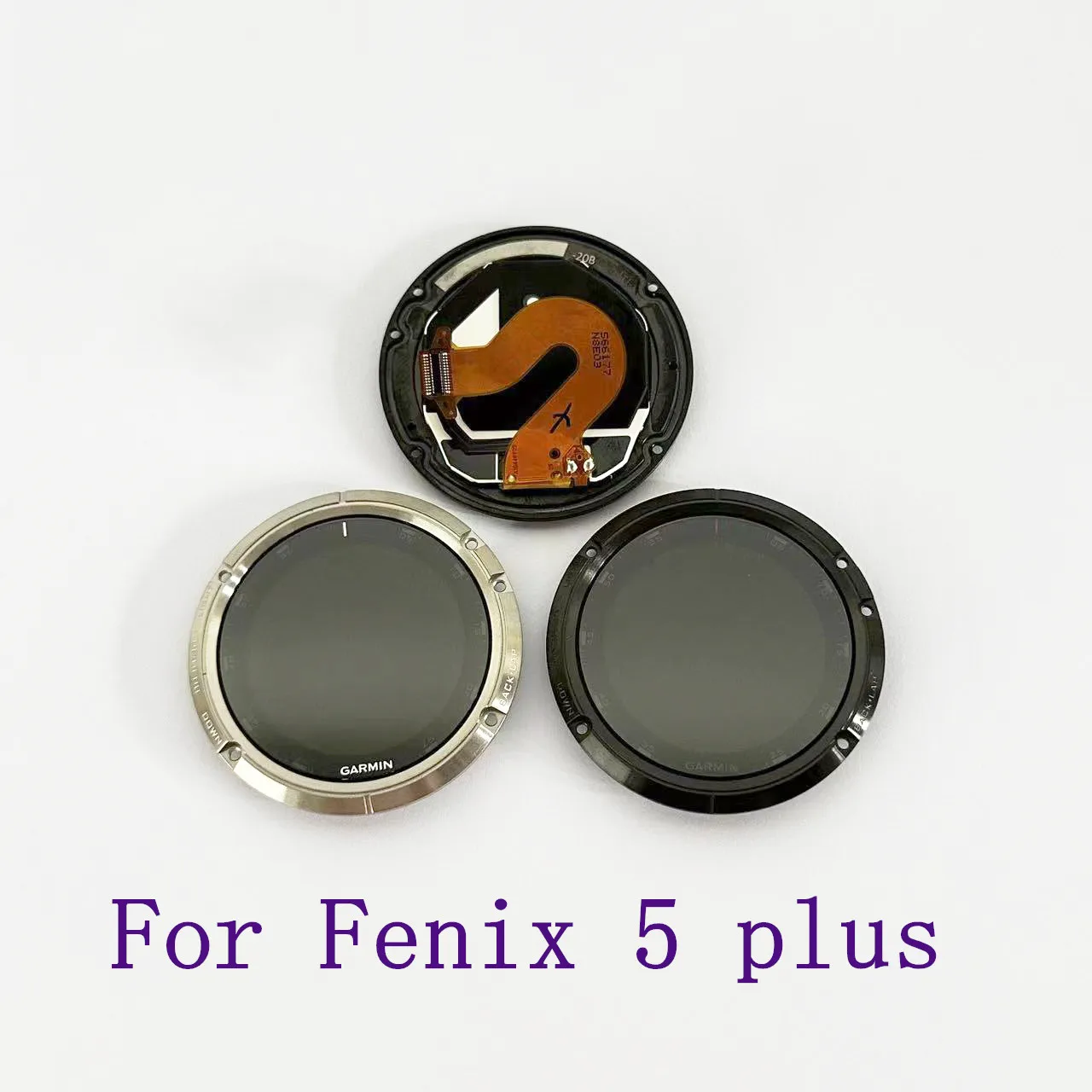 Original For Garmin Fenix 5 Plus Fenix5 Plus LCD Display Screen Sport Watch Repair Replacement Parts