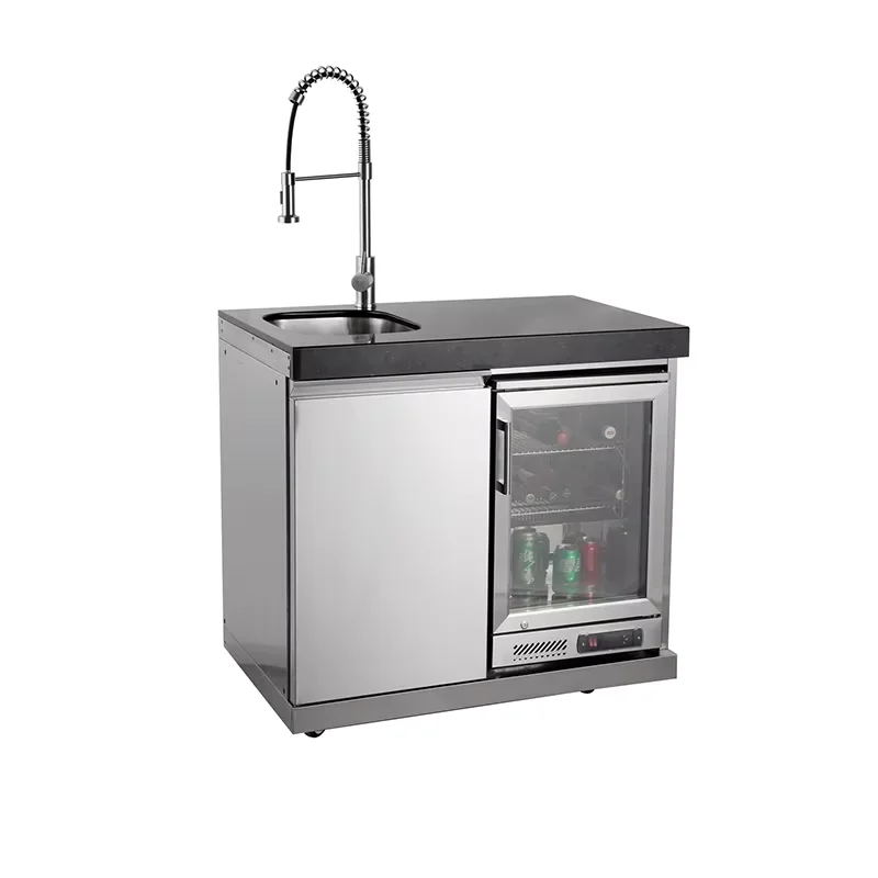 Portable Modular Outdoor Kitchens Set Complete Kitchen Sink Cabinet Modular Kitchen Cabinets Sink Outdoor Automatic Dishwasher