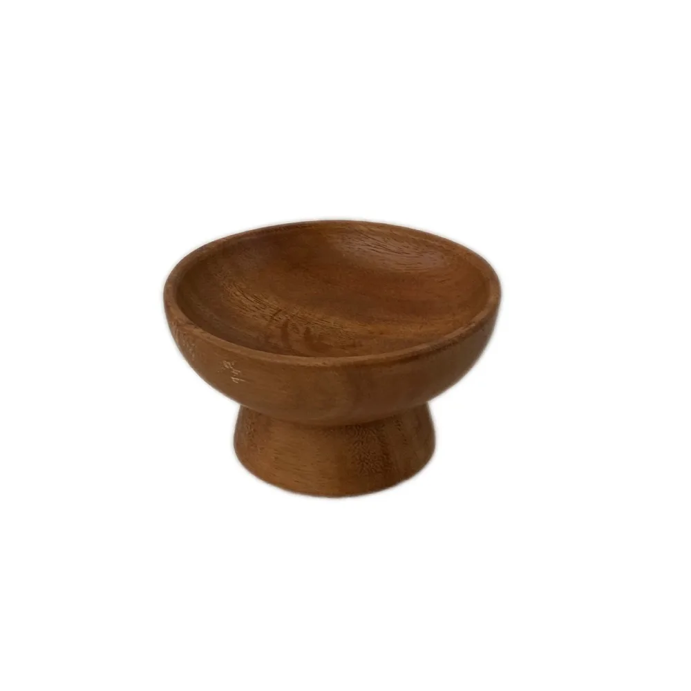 

Retro Wood Jewelry Display Tray Tall Tray Ear Studs Case Jewelry Storage Tray Dim Sum Tray Irregular Shape Wooden Fruit Tray
