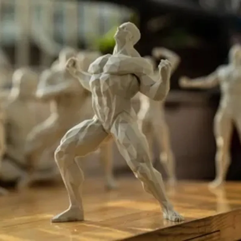 3D Printing Cross border New Product  Creative Muscle Male Ornament Fitness Muscle Male Ornament Desktop Decoration