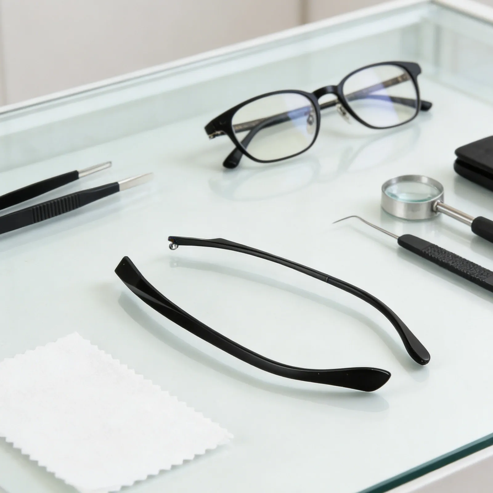 1 Paire de Branches de Remplacement Universelles en TR90 pour Lunettes de Soleil et de Vue – Légères, Ergonomiques et Confortables