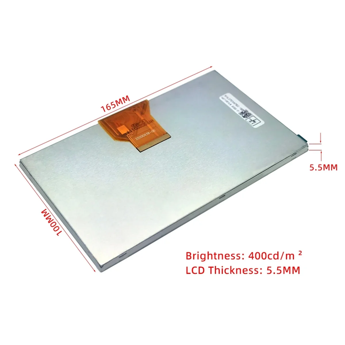 7-Zoll-ttl 50-polig 7 dd1 20000938-30 geeignet für at070tn90 at070tn92 v.x lcd-Bildschirm (Dicke 3,5mm lcd)