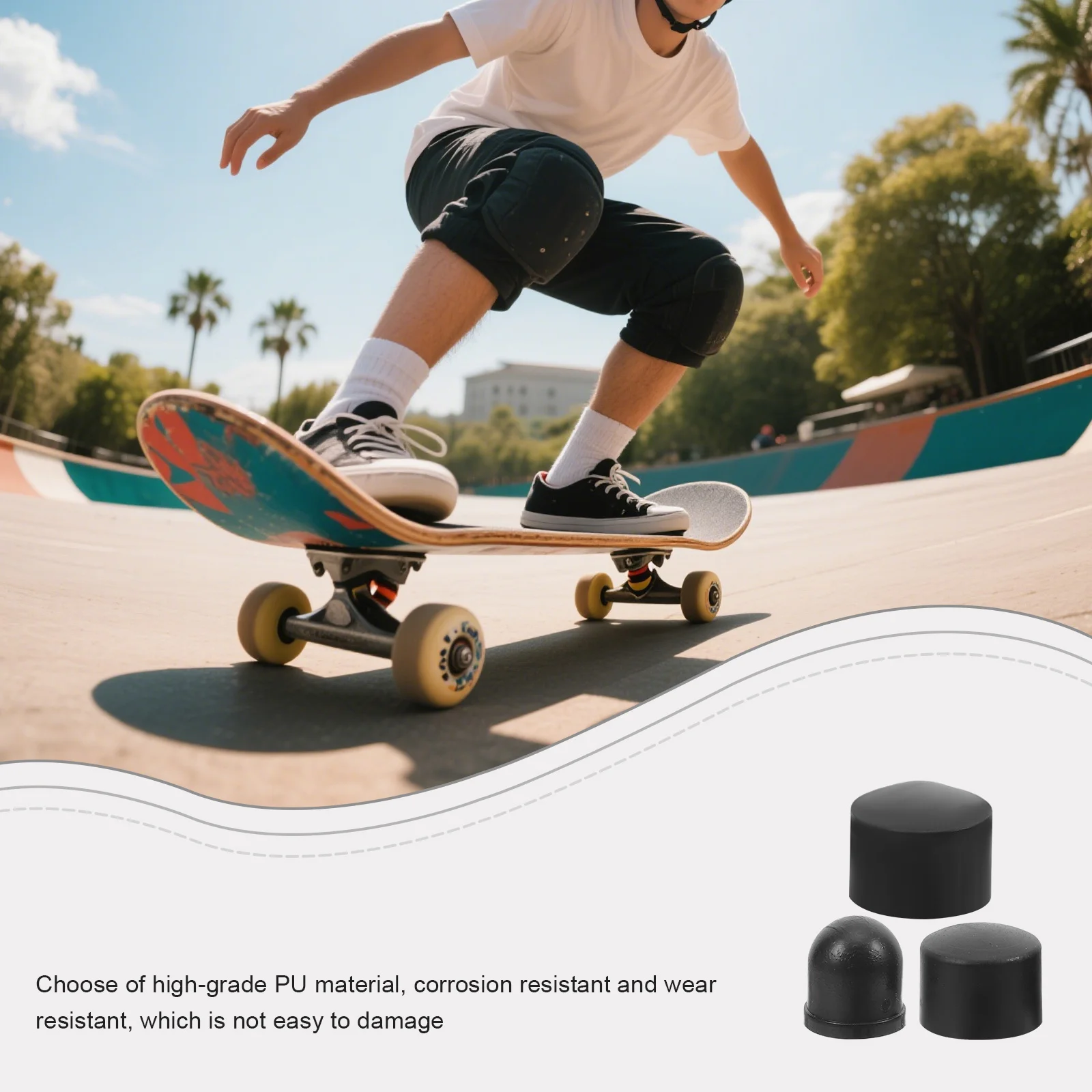 1 مجموعة لوح التزلج قوس فيرتكس للصدمات مجموعة 3 أحجام استبدال مستقرة البطانات Longboard اكسسوارات Longboard الملحقات #2