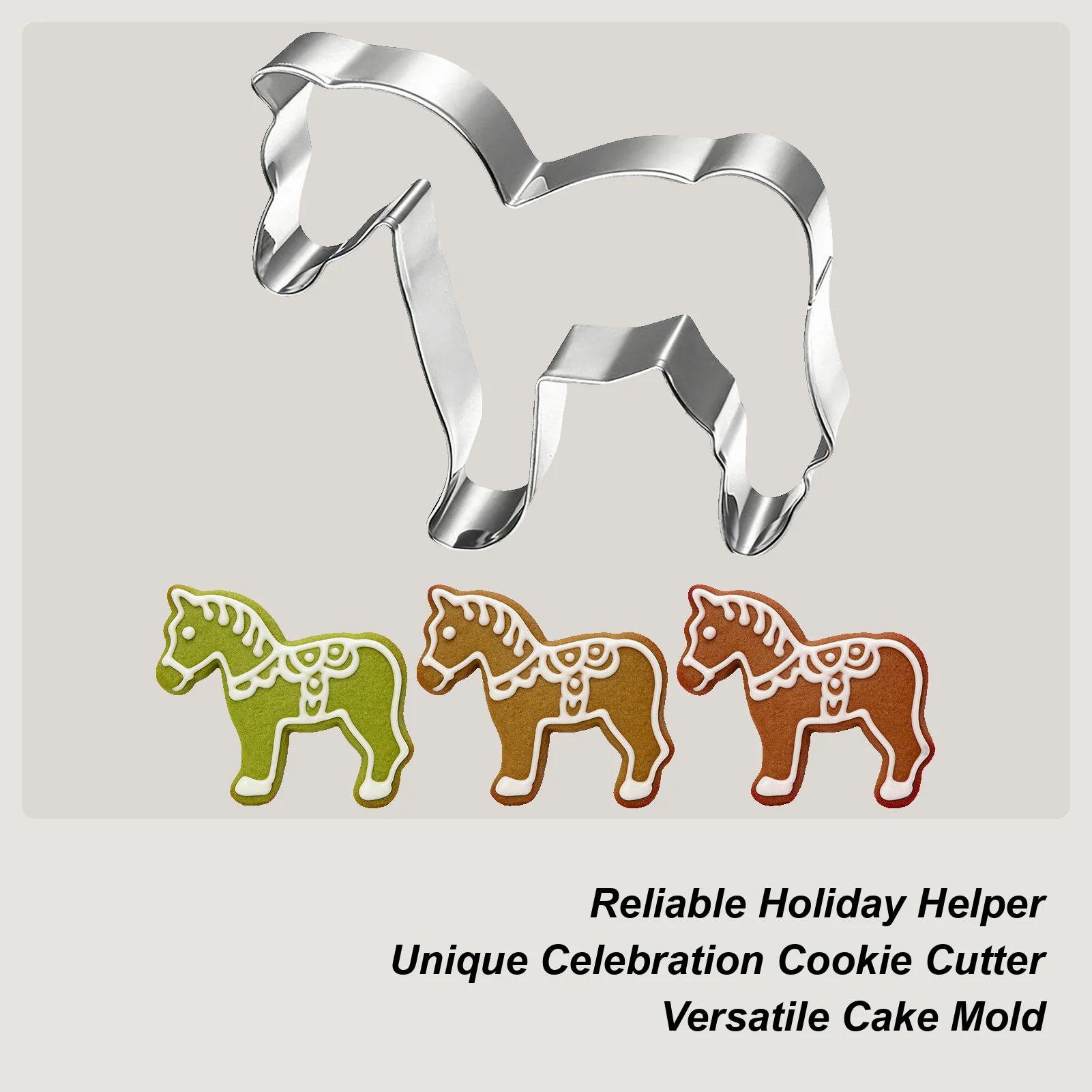 

2026 год лошади, форма для печенья из нержавеющей стали, формы лошади, формочки для печенья, формы для выпечки пирога, десерта, помадки, торта