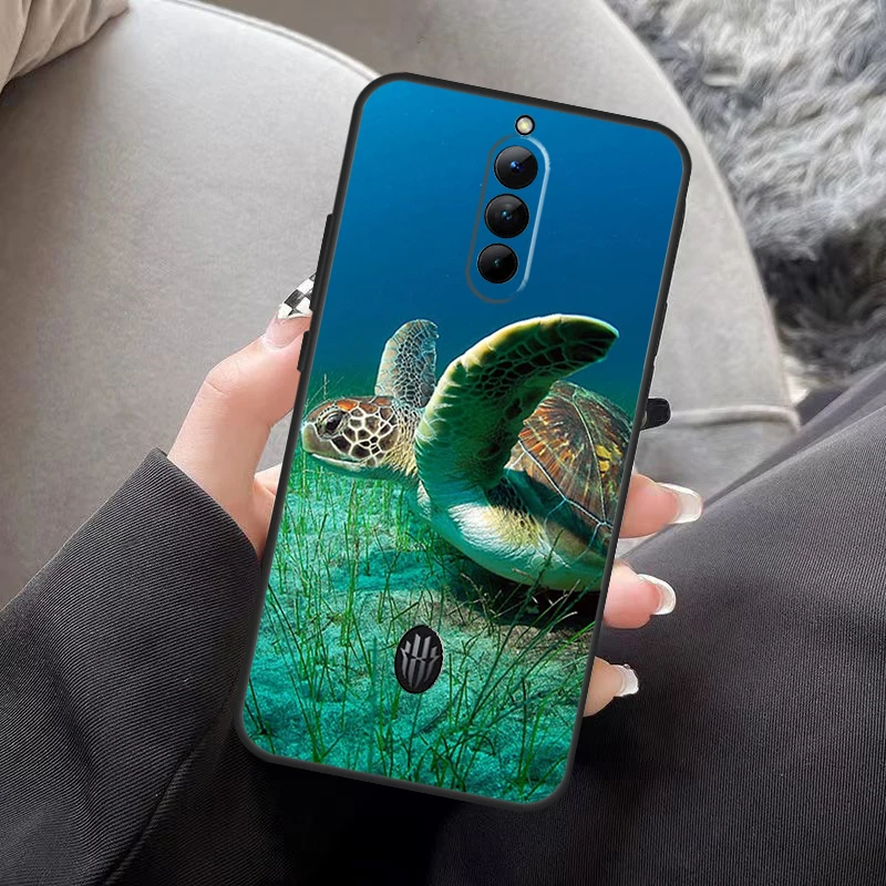 حافظة سلحفاة كرتونية لطيفة لهاتف ZTE Nubia Red Magic 11 10 Air 8 8S 9 9S 10S Pro Plus 5G 6R 7 6 7S 6S Pro غطاء خلفي