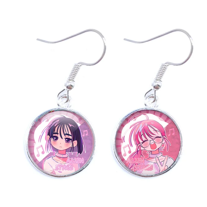ALIEN STAGE Mizi Sua Till Ivan Hyuna Luka 16mm Earring Cartoon Pendant Accessories Couples Fans Gift