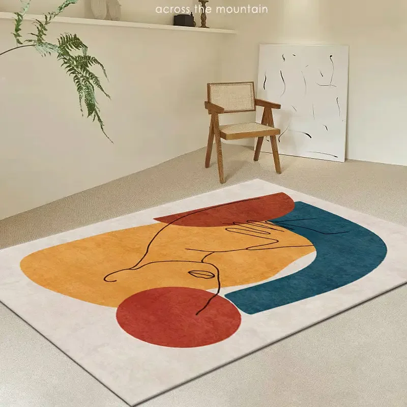 

Carpet Living Room Plush Lounge Rug Decoration Home Bedroom Carpets Bedside Soft Mat Area Rug Large Door Mat Nordic floor rugs