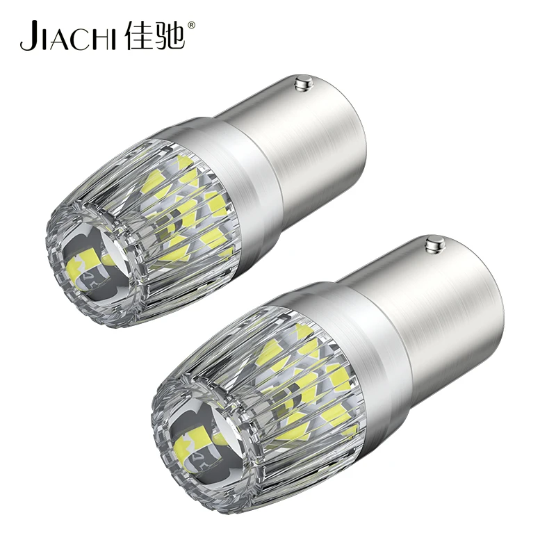 

Jiachi 2pcs Patent Car Bulb 1156 P21W BA15S Signal Light 7443 3157 1157 Reverse Bright Led BAY15D S25 Auto Lamp 12V 24V 6000K