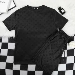 2025 Popular Summer New Men's Casual Sports Two-piece Set, Short-sleeved Shorts Versatile Sports Quick-drying Casual Suit