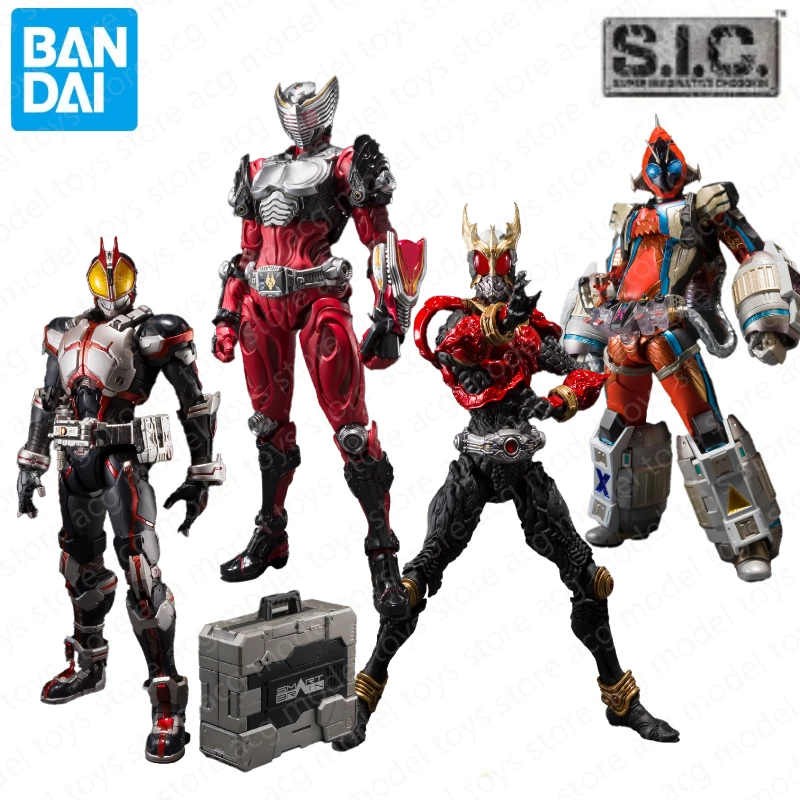 In Stock Original Bandai SIC Masked Rider Kuuga Faiz  Ryuki  Fourze Action Figure Toys Collection Model Gift