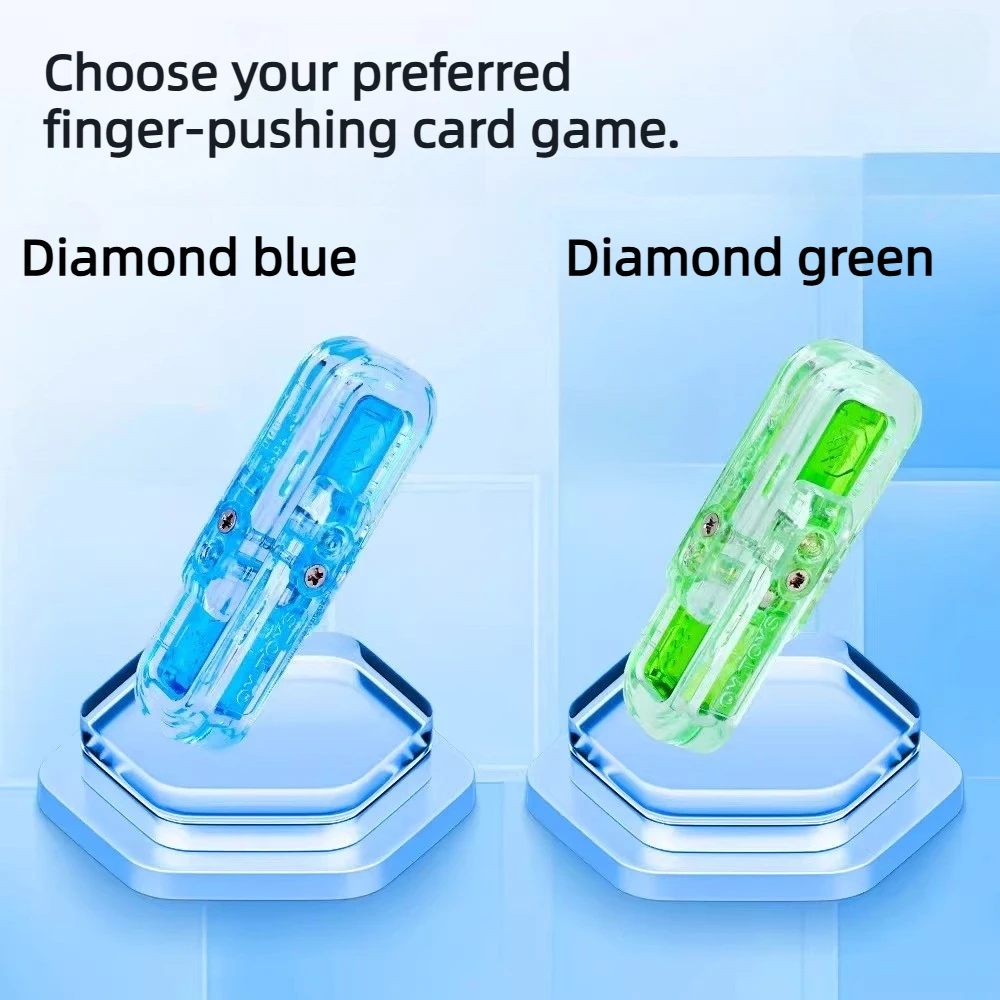 QYEDC New PC Material Double-push Mechanical Egg-shaped Magnetic Fidget Toy for Stress Relief