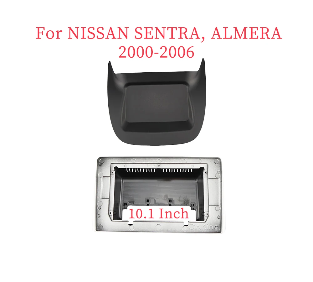 

10.1 Inch Car Fascia Radio Panel for NISSAN SENTRA, ALMERA 2000-2006 Dash Kit Facia Console Bezel Adapter