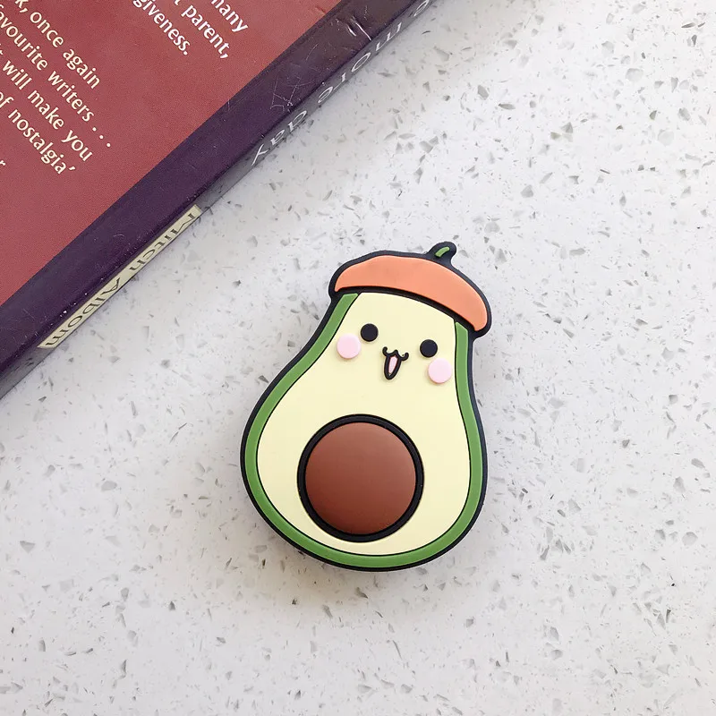 Cute Folding Expandable Mobile Phone Grip Holder Socket Pocket Support for IPones Cartoon Finger Ring Griptok Expanding Stand