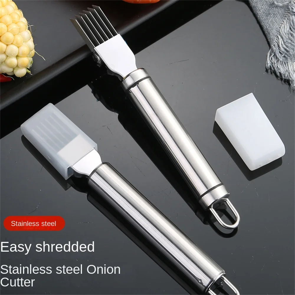 Garlic Shredders Onion Slicer Sharp Spring Onion Cutter Onions Vegetable Grater Cutter Multi-slicer Vegetable Tools Onion Knife