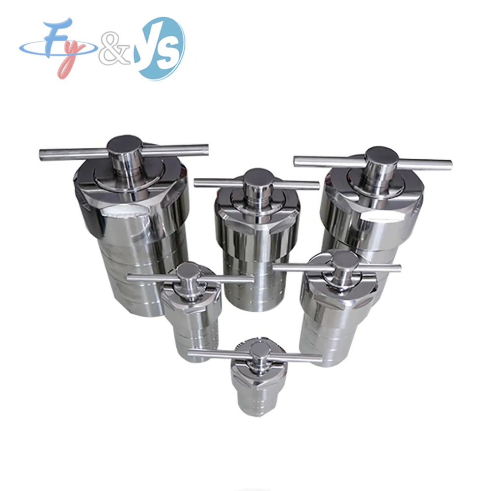 Hydrothermal Autoclave Reactor with PTFE Liner, 25-200ml Stainless Steel High Pressure Digestion Vessel for Lab Synthesis