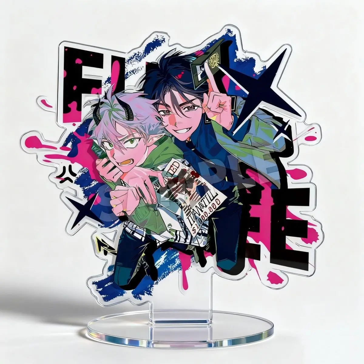 

Game Anime Alien Stage Anime Cosplay Acrylic Stand Model Decor Cosplay Standing Sign Collection Ornament Halloween Gift