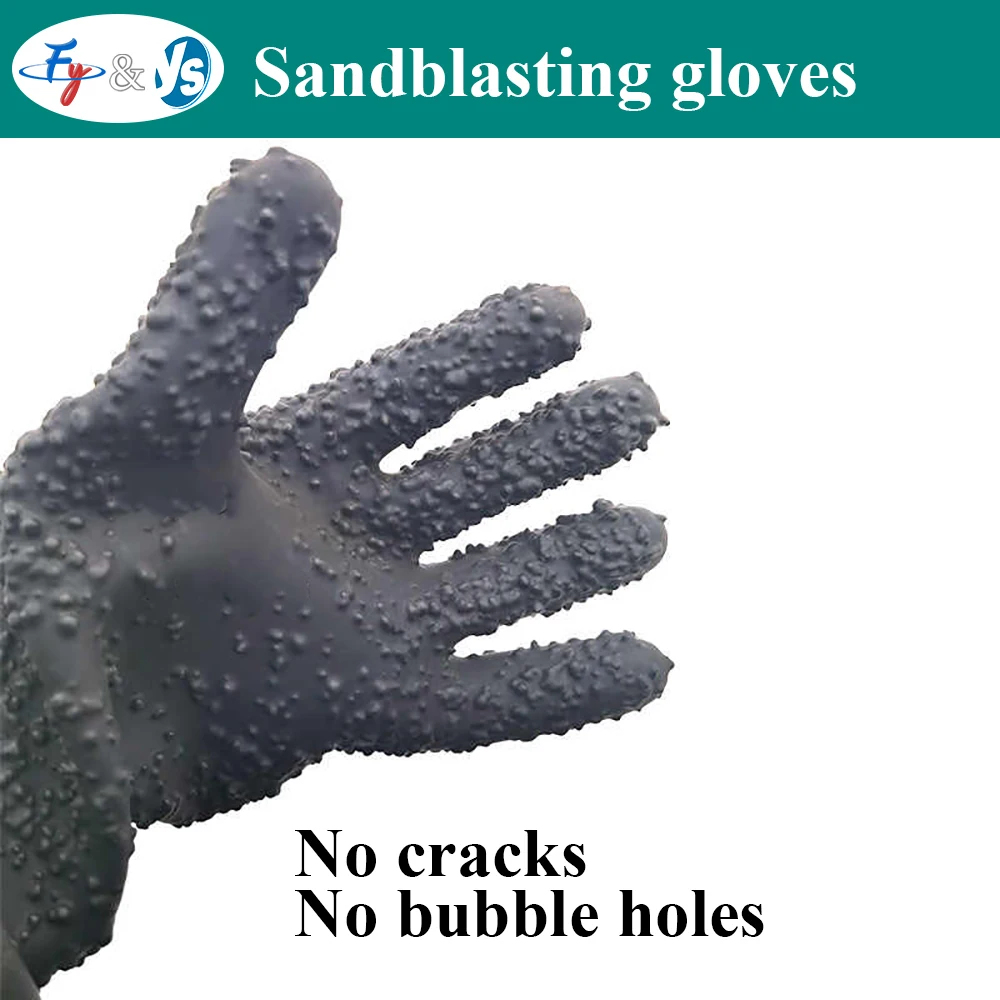 Sandblasting Gloves Wear-resistant and Non-slip Gloves Acid and Alkali Resistant Sandblasting Labor Protection Gloves
