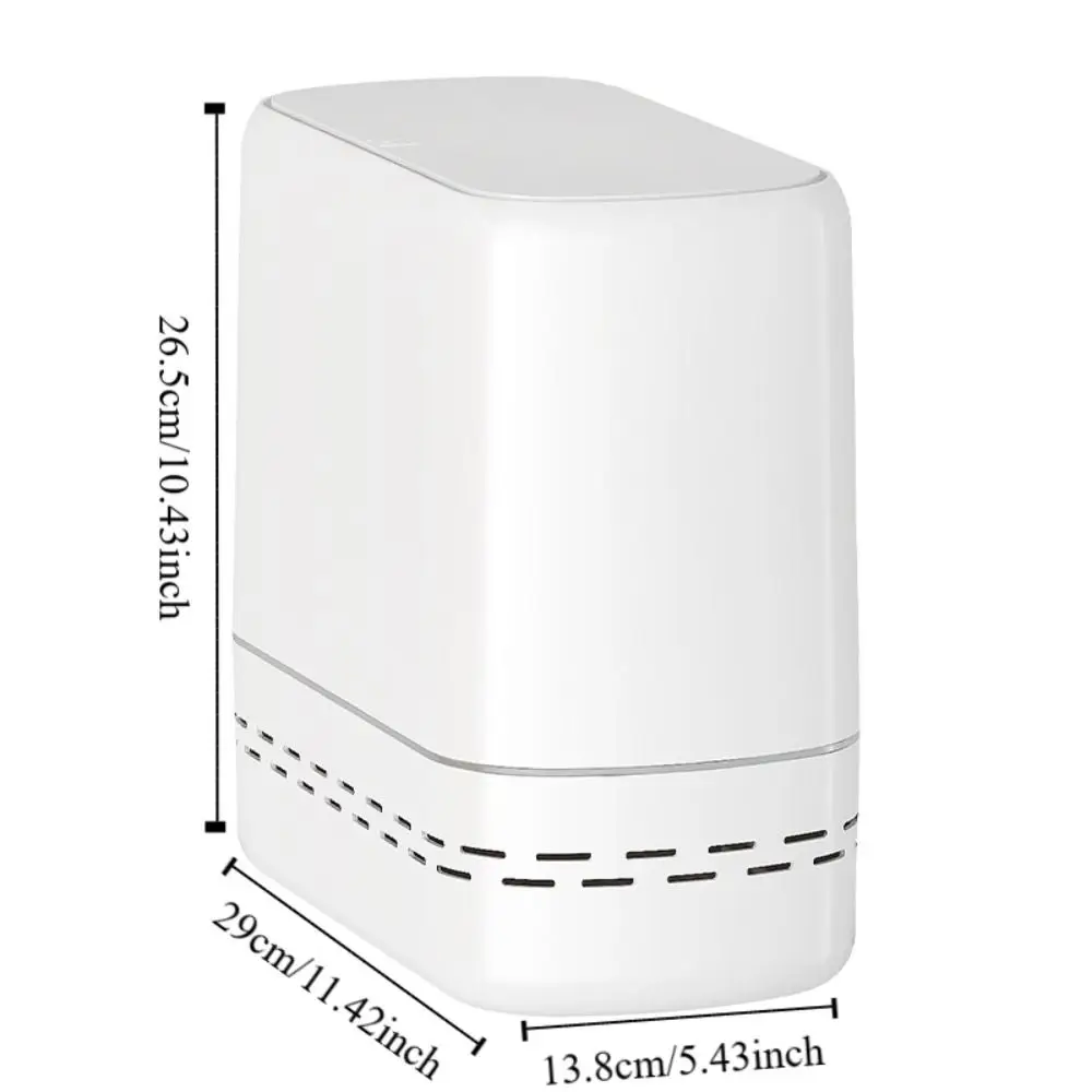 Sealed Thickened Trash Can Storage Bucket with Lid Waterproof Bin Large-capacity Plastic Desktop Garbage Bin Kitchen