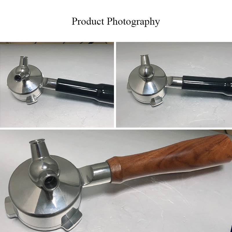 54MM Stainless Steel Coffee Handle Single Or Double Mouth Bottom Coffee Portafilter For Breville 8 Series Coffee Machine