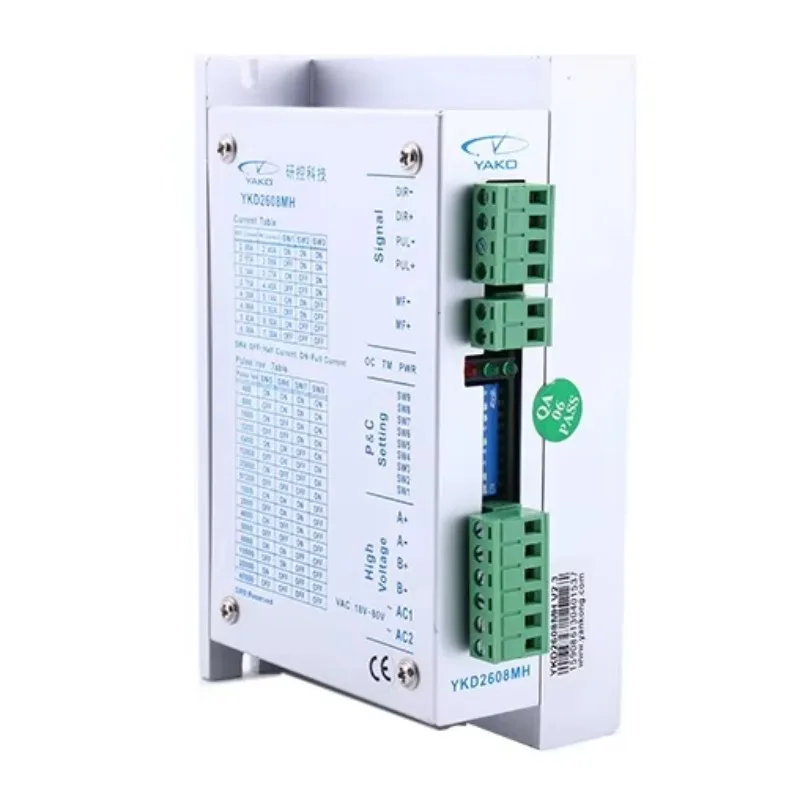 YAKO YKD2608MH Original Two-Phase Hybrid Closed-Loop Stepper Motor Controller Driver AC18~80V 560W Pulse & Direction Control