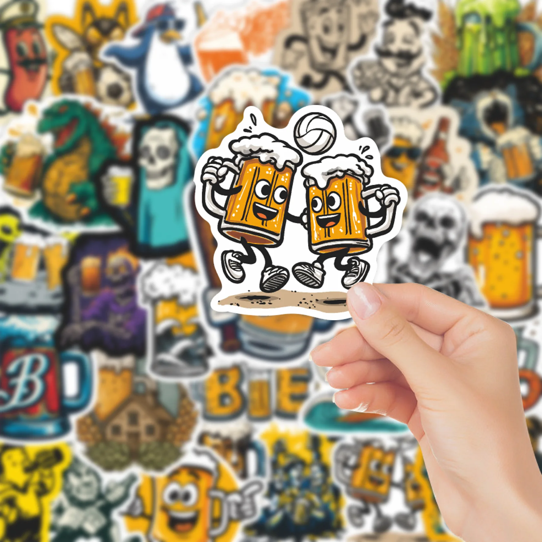 10/50PCS Demonic Emotions Fun Quirky Graffiti Stickers Fashion Sticker for Phone Computer Notebook Stationery DIY Toys Secret
