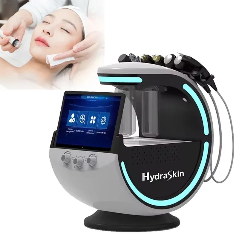 

Home Salon Beauty Device Face Cleansing Lift Skin Instrument Facial Skin Analysis Care Facial Skin 7 In 1 Hydro Facial Machine