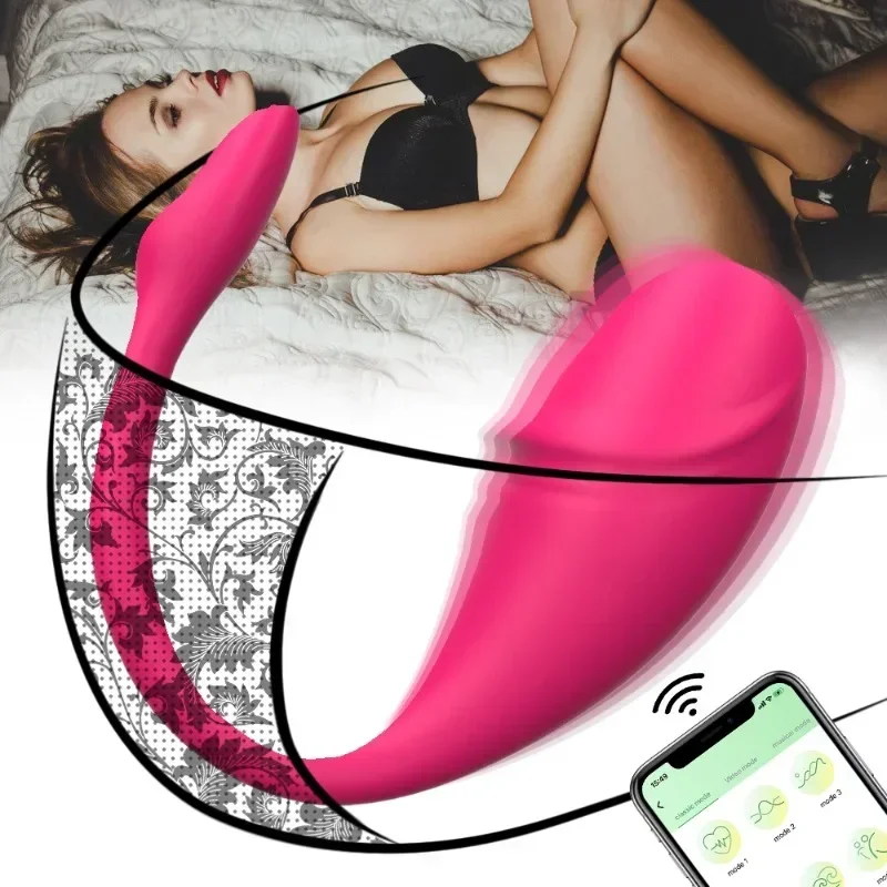 Wearable Panty G spot Vibrator Dildo with APP Remote Egg Style Bullet Adult Sex Toy for Woman Vagina Clitoral and Anal Massager