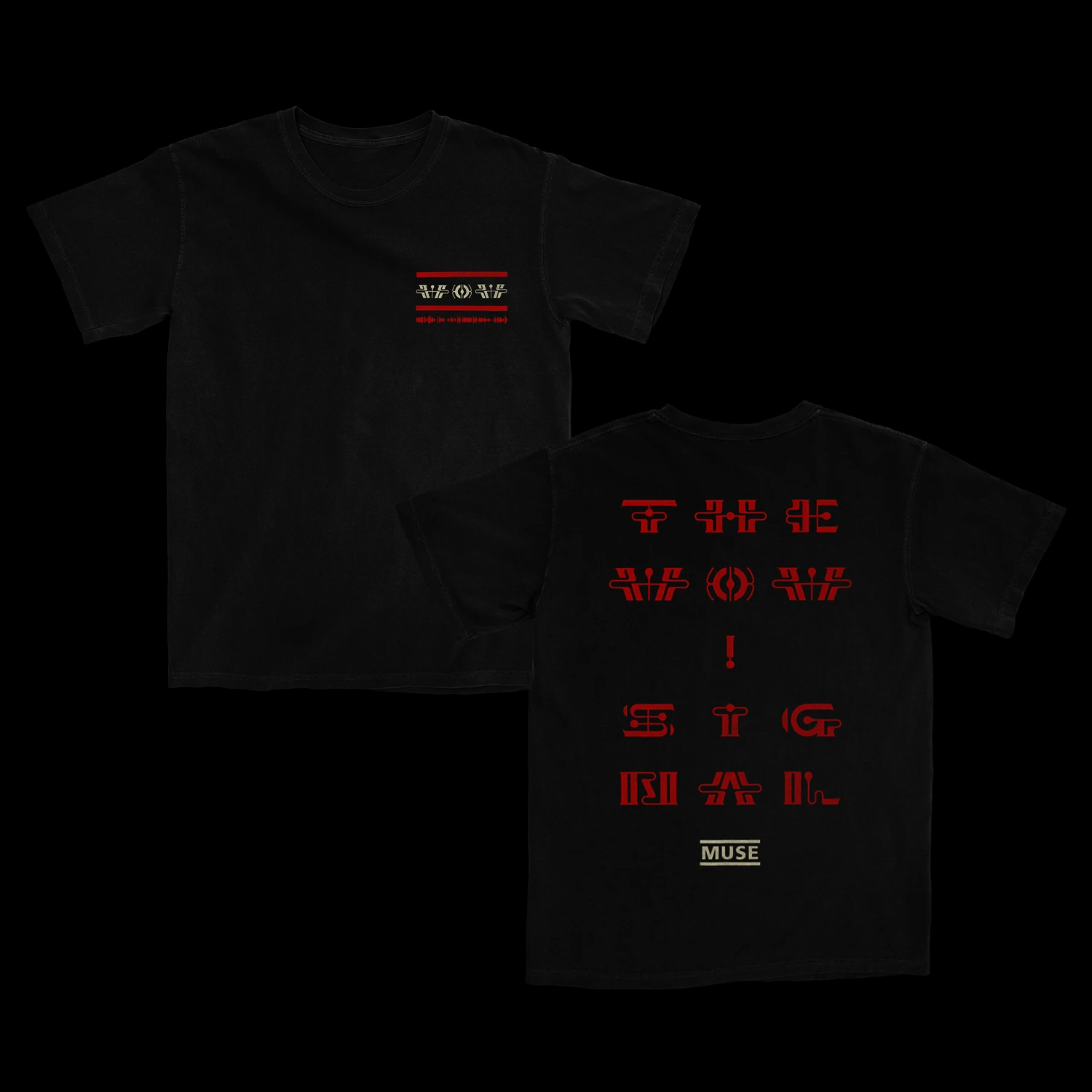 The Wow! Signal Muse Band T-Shirt Cotton Graphic Tee Men Women Summer Streetwear