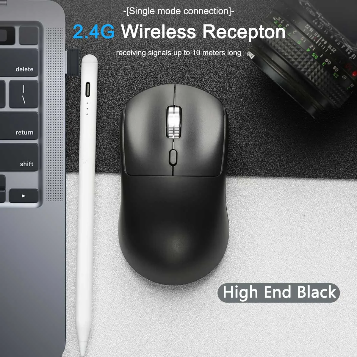 2.4G Wireless Mouse Gaming Mouse Ergonomic Mice 800-1200-1600 DPI Mouse Battery Office Mice for PC Laptop Computer Mause