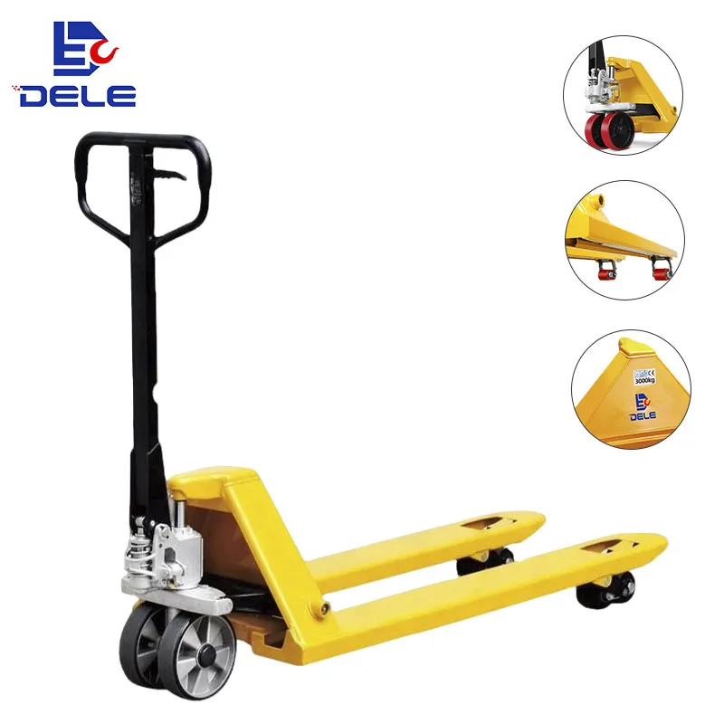 2.5 Ton Manual Forklift Jack for Professional Industrial Warehouse Material Handling and Logistics Cargo Storage Work Tool